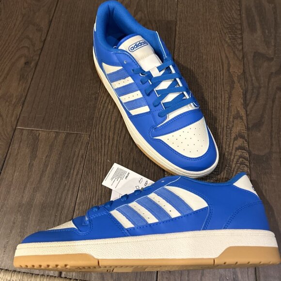 adidas Break Start Sneakers Men's Size 10.5 Blue/ White IH7967 - Picture 1 of 7